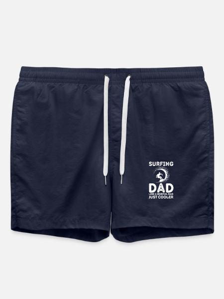 Papa surfeur - Short de bain - bleu marine
