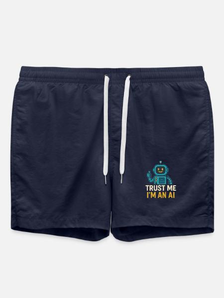 Trust Me, I'm an AI - Swim Trunks - french navy