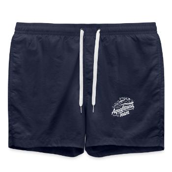 Aquafitness Team - Exercise and sport in the water - Swim Trunks - french navy - Front - AI Model Male 185 light (185cm)