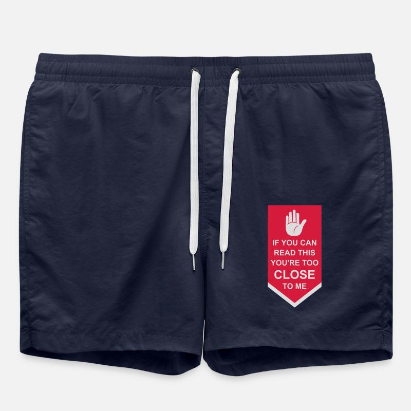 too close to me - Swim Trunks - french navy