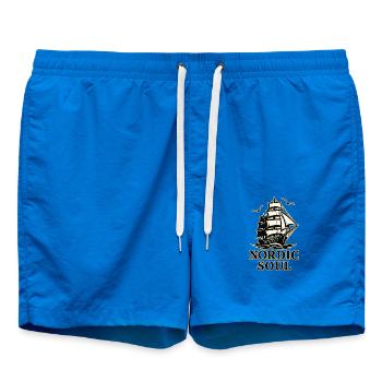 Nordic Soul - Conception de voiliers maritimes vintage - Short de bain - cobalt blue - Devant
