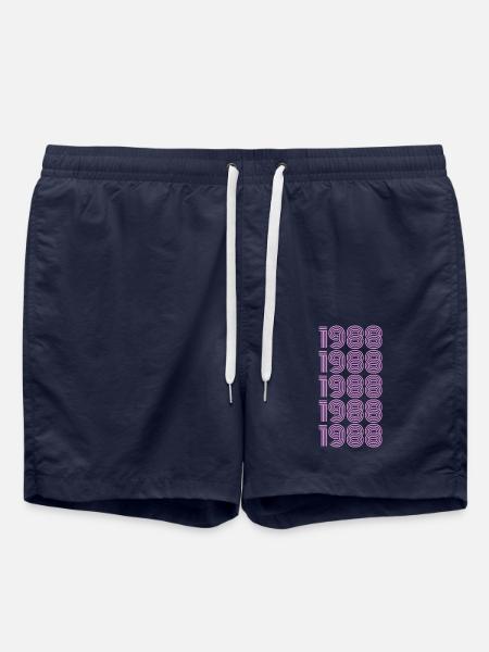 1988 - Swim Trunks - french navy