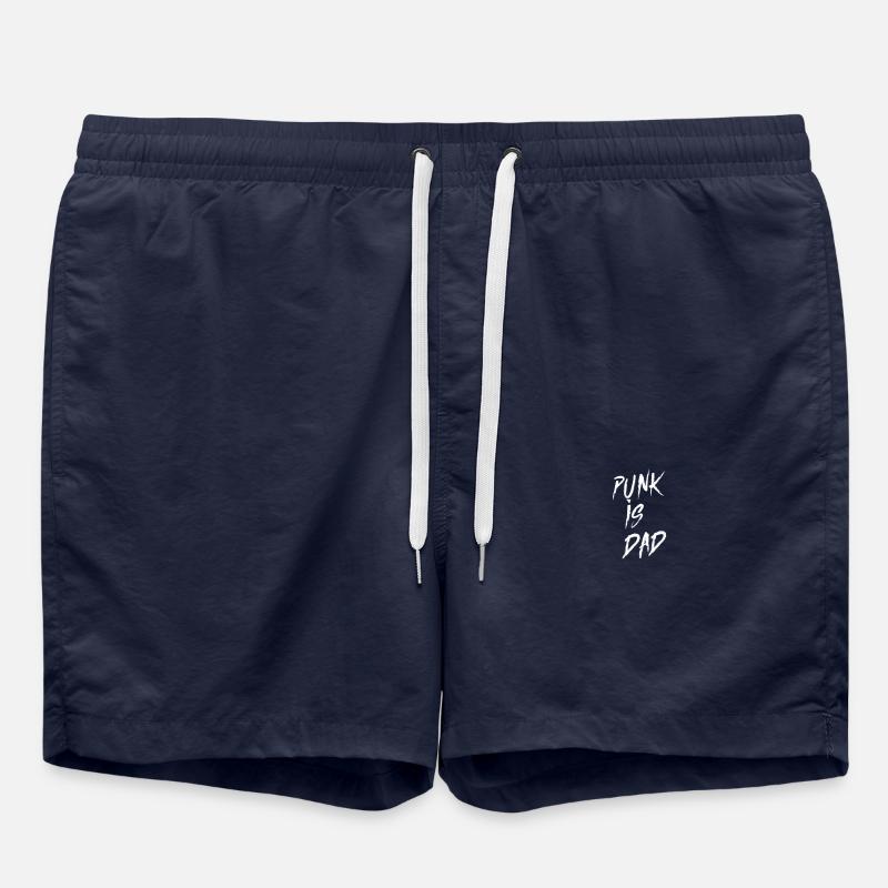 punk is dad - Swim Trunks - french navy