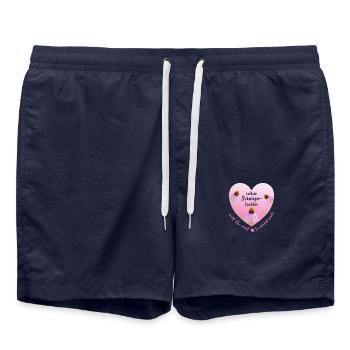 tollste Schwiegertochter - Badeshorts - French Navy - Vorne - AI Model Male 185 light (185cm)