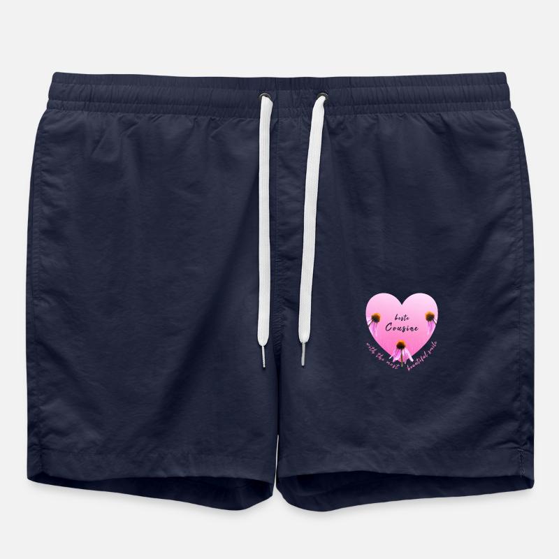 beste Cousine - Badeshorts - French Navy
