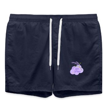 Carpe Diem - Badeshorts - French Navy - Vorne - AI Model Male 185 light (185cm)