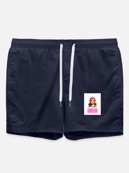 Mon design - Short de bain - bleu marine