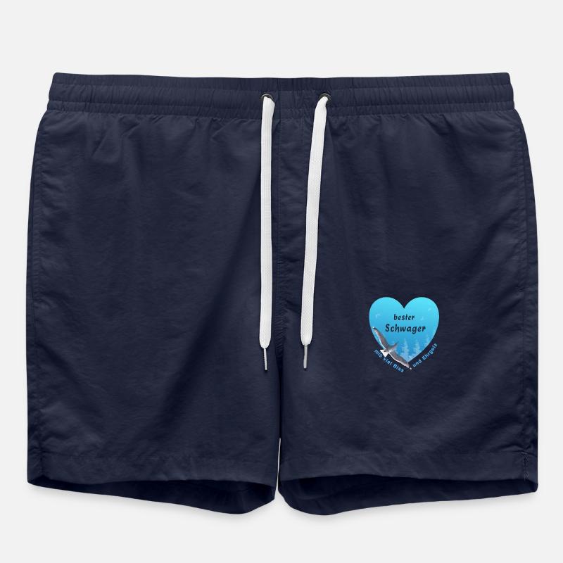 bester Schwager - Badeshorts - French Navy