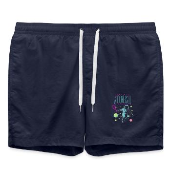 tennis moonball expert - Badeshorts - French Navy - Vorne - AI Model Male 185 light (185cm)