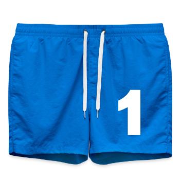 1 - Badeshorts - Cobalt blue - Vorne