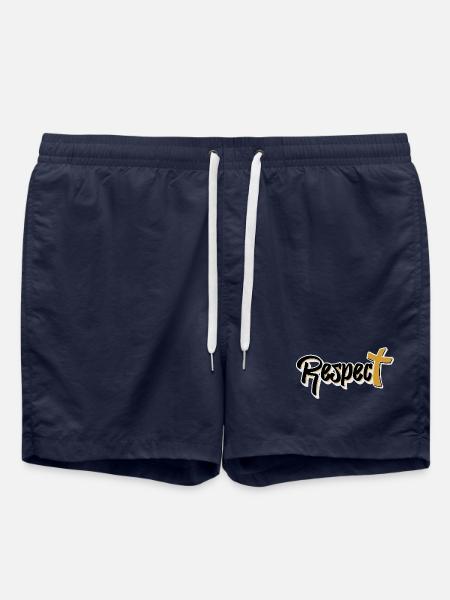 „Respect. Mode mit Haltung.“ - Badeshorts - French Navy