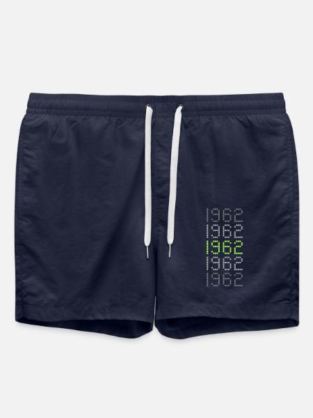 1962 1962 - Swim Trunks - french navy