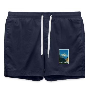 Sonnblick in Bad Gastein - Badeshorts - French Navy - Vorne - AI Model Male 185 light (185cm)