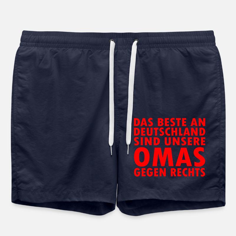 omas gegen rechts - Badeshorts - French Navy
