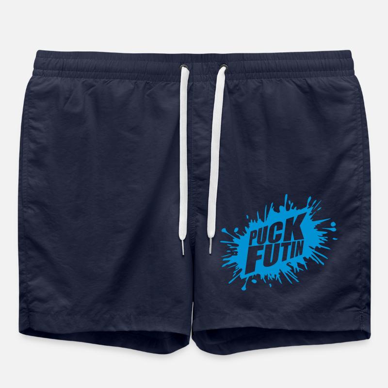 Conception du logo Puck Futin - Short de bain - bleu marine