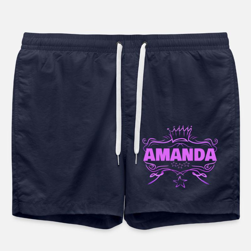 Amanda as a baby - Swim Trunks - french navy