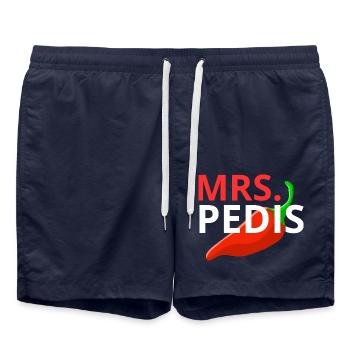 INDONET Mme Pedis - Short de bain - bleu marine - Devant - AI Model Male 185 light (185cm)