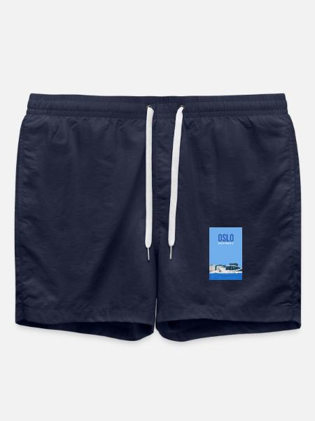 Oslo Norway - Swim Trunks - french navy