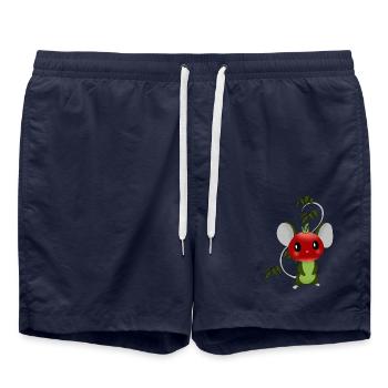 soumate - Short de bain - bleu marine - Devant - AI Model Male 185 light (185cm)