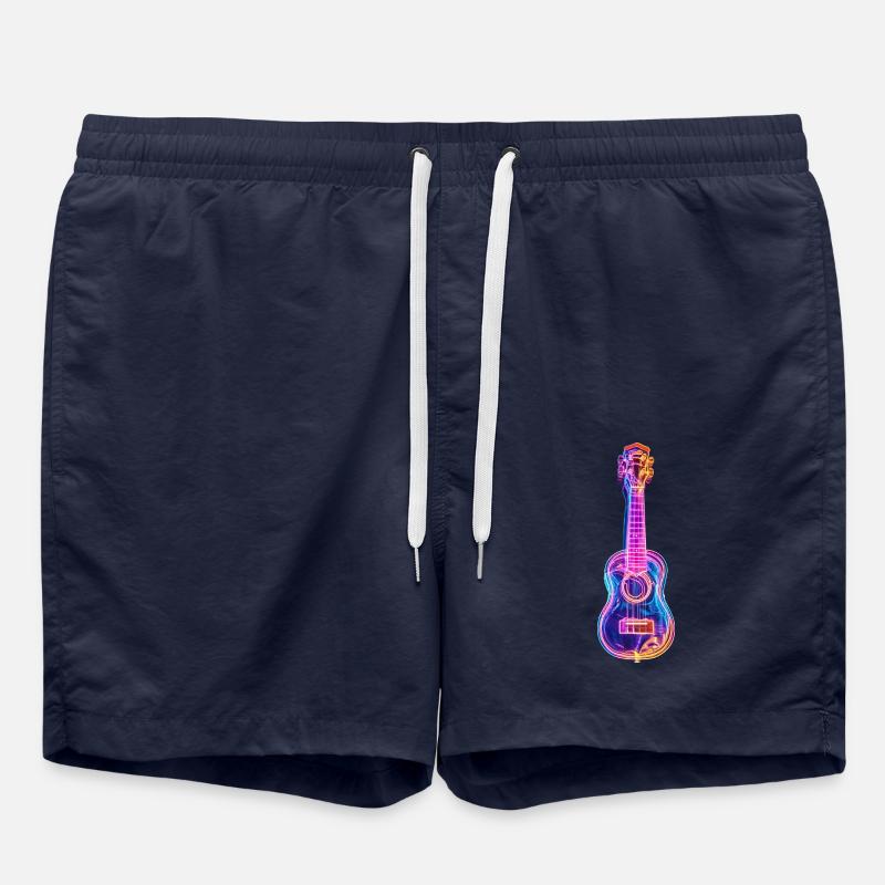 Ukulele - Badeshorts - French Navy