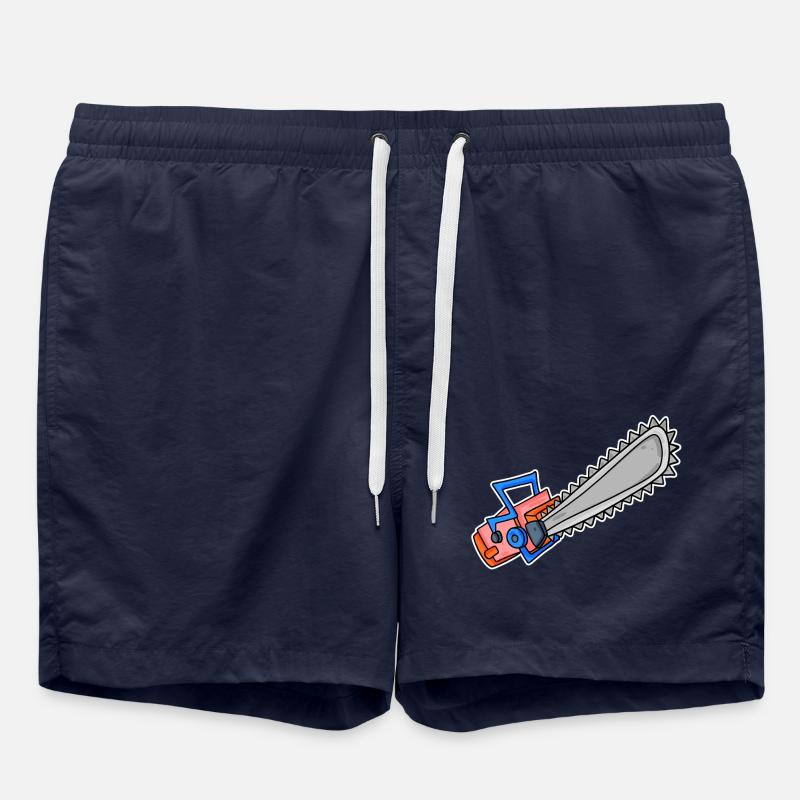 Tronçonneuse - Short de bain - bleu marine