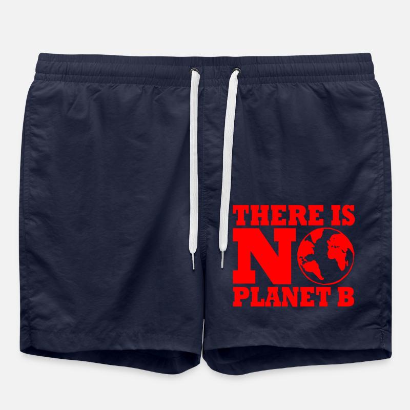 There is no planet B - Swim Trunks - french navy