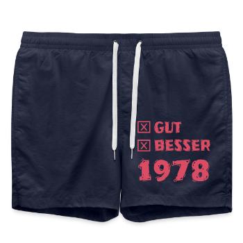 1978 - Badeshorts - French Navy - Vorne - AI Model Male 185 light (185cm)