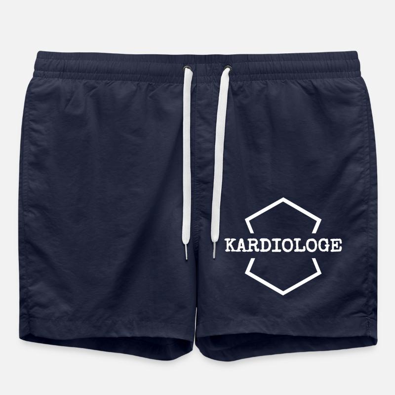 Work Cardiologist - Swim Trunks - french navy
