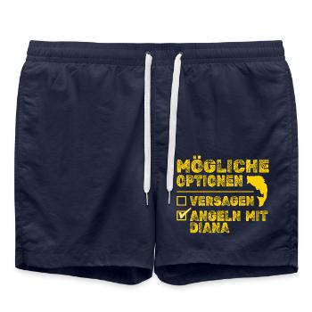 Diana Diana - Swim Trunks - french navy - Front - AI Model Male 185 light (185cm)