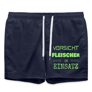 Boucher Vocation - Short de bain - bleu marine - Devant - AI Model Male 185 light (185cm)