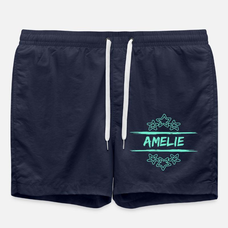 Amélie Amélie - Short de bain - bleu marine