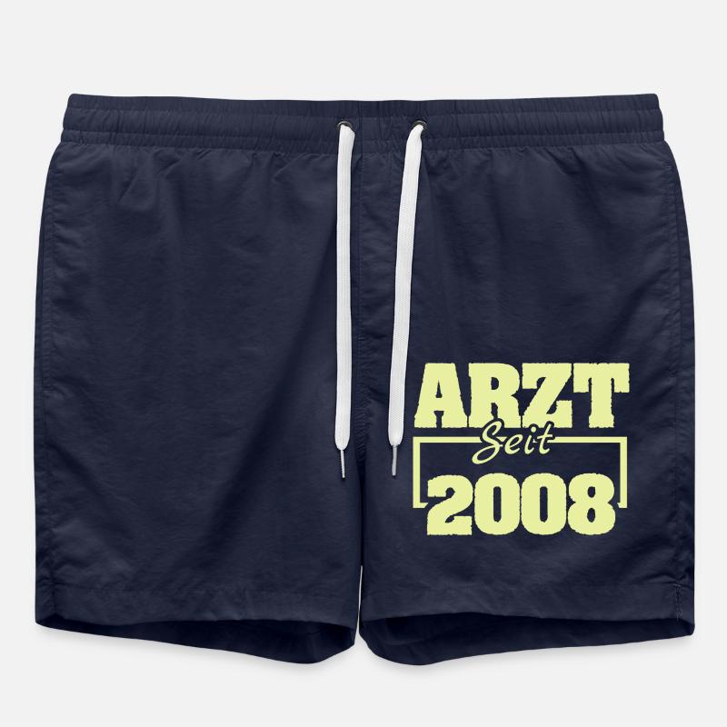 Médecin-chef 2008 - Short de bain - bleu marine