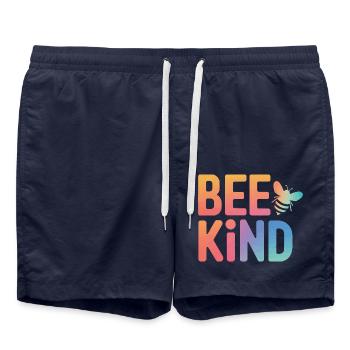 abeille abeille apicultrice abeille abeille - Short de bain - bleu marine - Devant - AI Model Male 185 light (185cm)