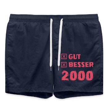 2000 - Badeshorts - French Navy - Vorne - AI Model Male 185 light (185cm)