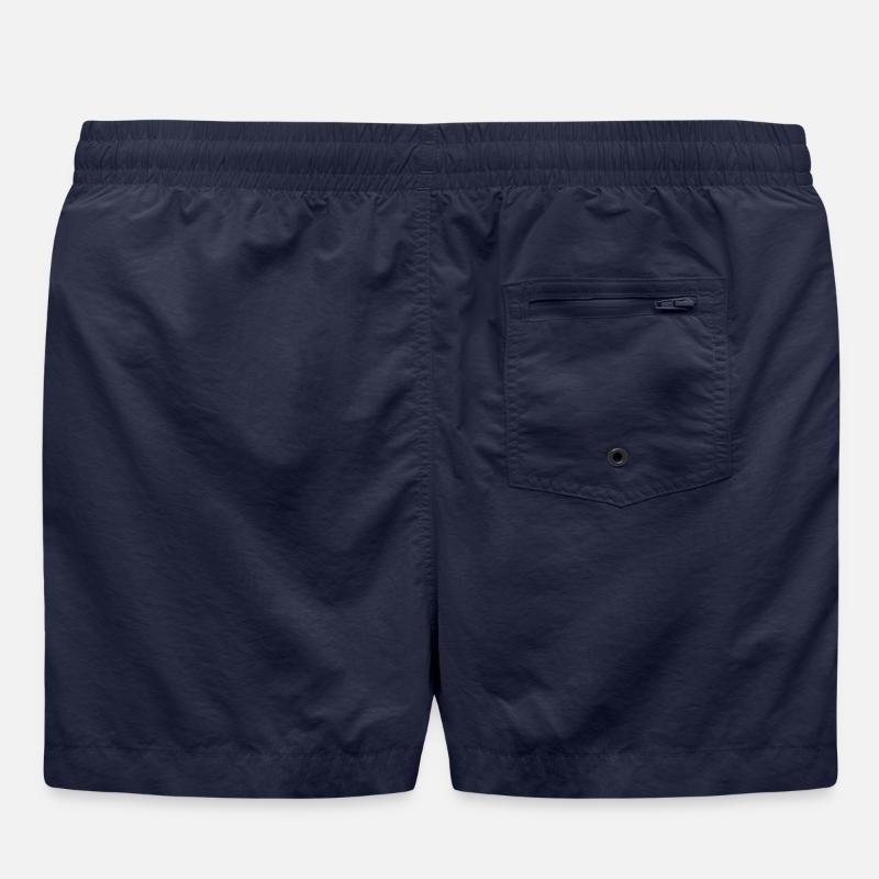 Australian Shepherd Dog Head Swim Trunks
