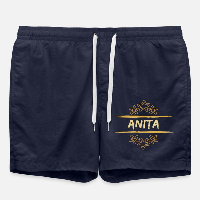 Anita dans le rôle d’Anita - Short de bain - bleu marine