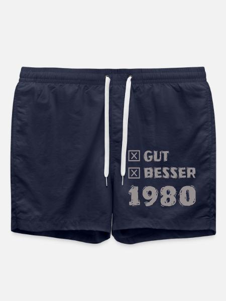 1980 - Badeshorts - French Navy