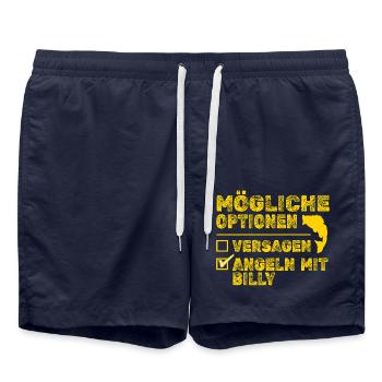 Billy Billy - Badeshorts - French Navy - Vorne - AI Model Male 185 light (185cm)
