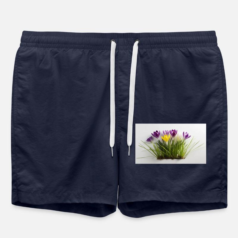 Crocuses - Swim Trunks - french navy