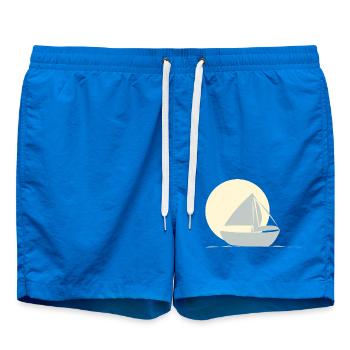 Boat sailing - Swim Trunks - cobalt blue - Front