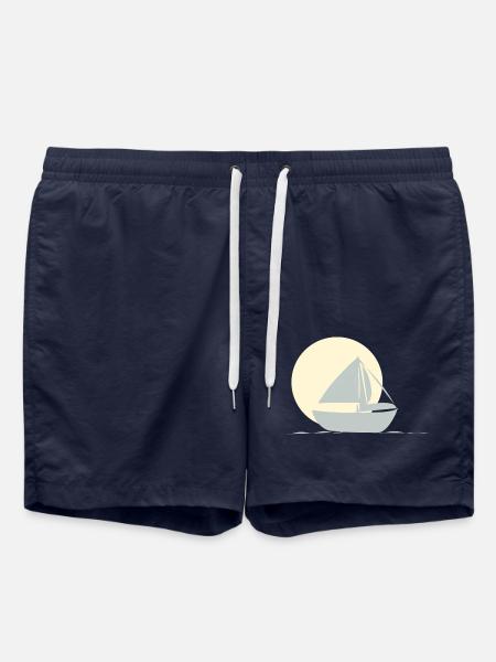 Boat sailing - Swim Trunks - french navy