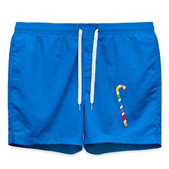 arc-en-ciel canne à sucre lgbtqi queer - Short de bain - cobalt blue - Devant