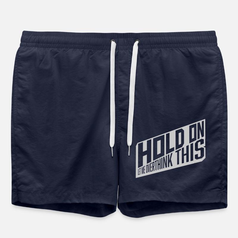 Let me overthink this - Badeshorts - French Navy