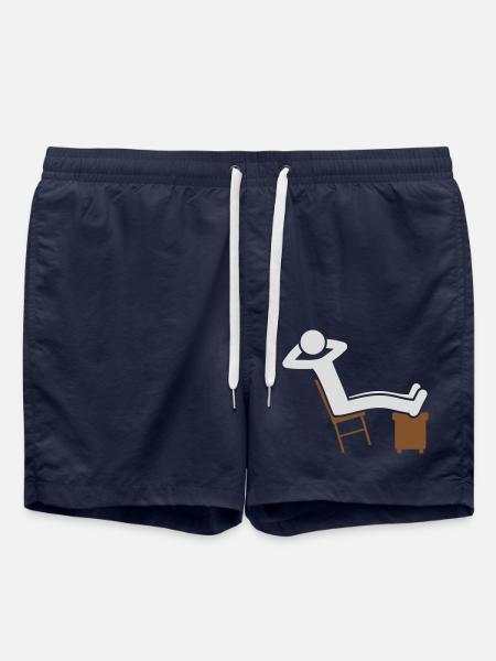 Chill Man Chair Icon - Swim Trunks - french navy