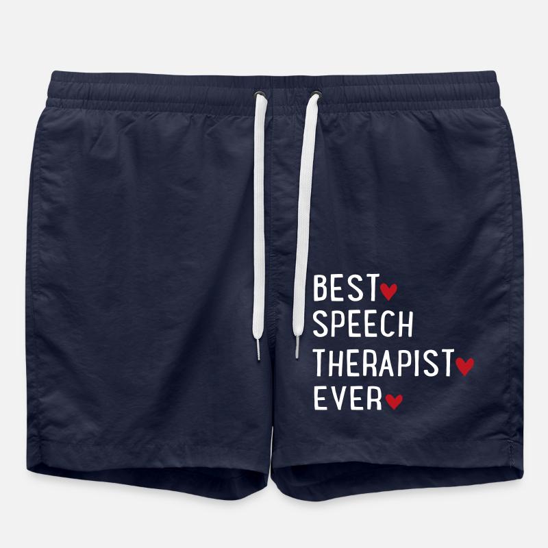 Speech therapy - Swim Trunks - french navy