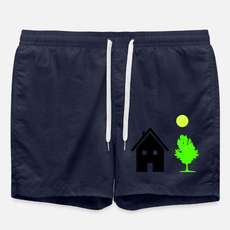 haus baum - Badeshorts - French Navy