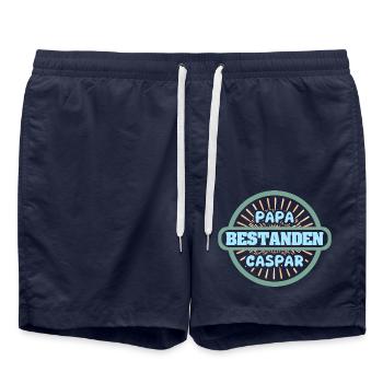 Vorname Caspar - Badeshorts - French Navy - Vorne - AI Model Male 185 light (185cm)