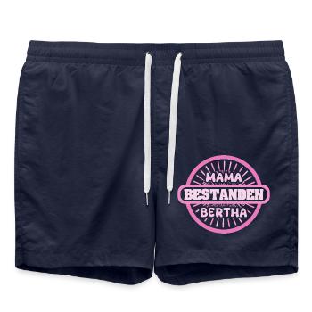 Bertha als Vorname - Badeshorts - French Navy - Vorne - AI Model Male 185 light (185cm)