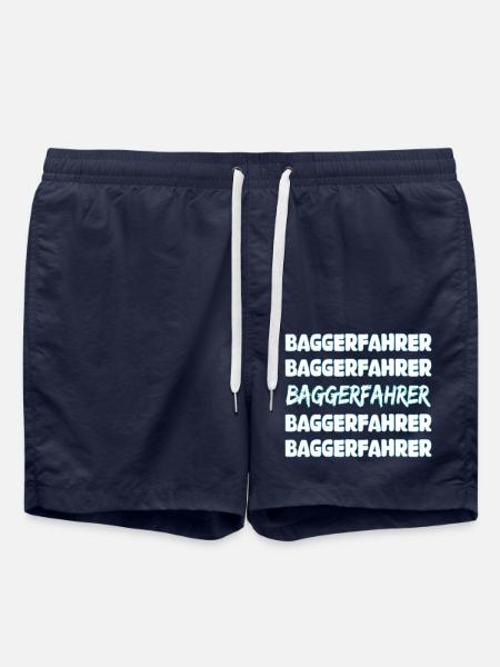 Job Excavator Operator - Swim Trunks - french navy
