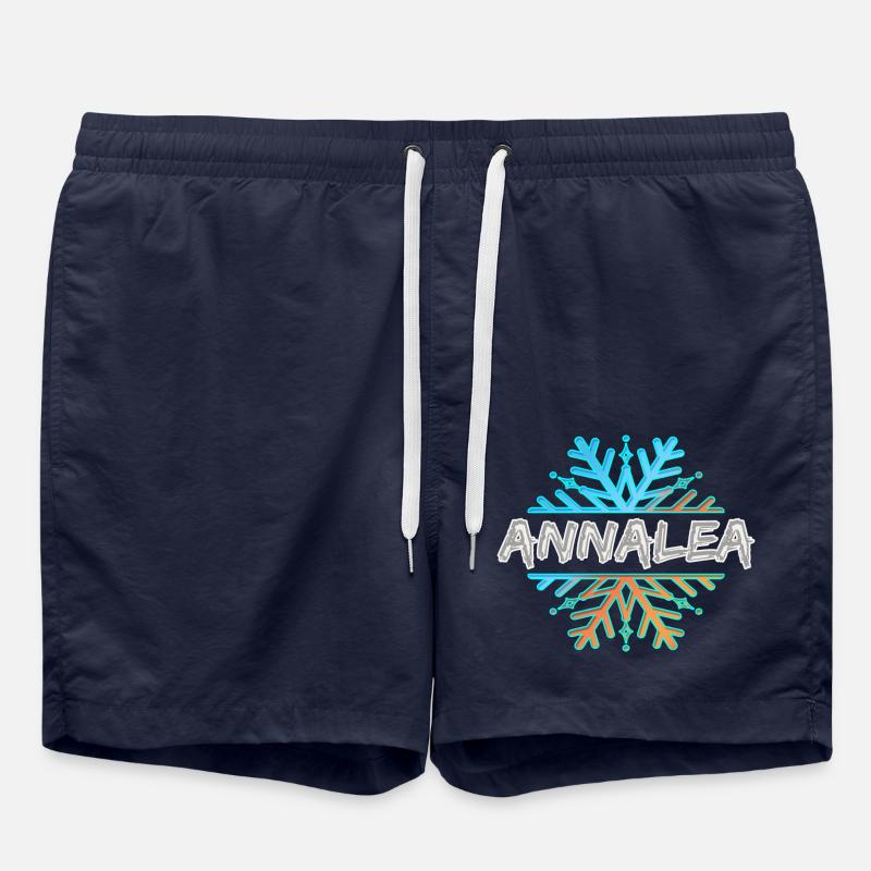 Annalea dans le rôle d’Annalea - Short de bain - bleu marine